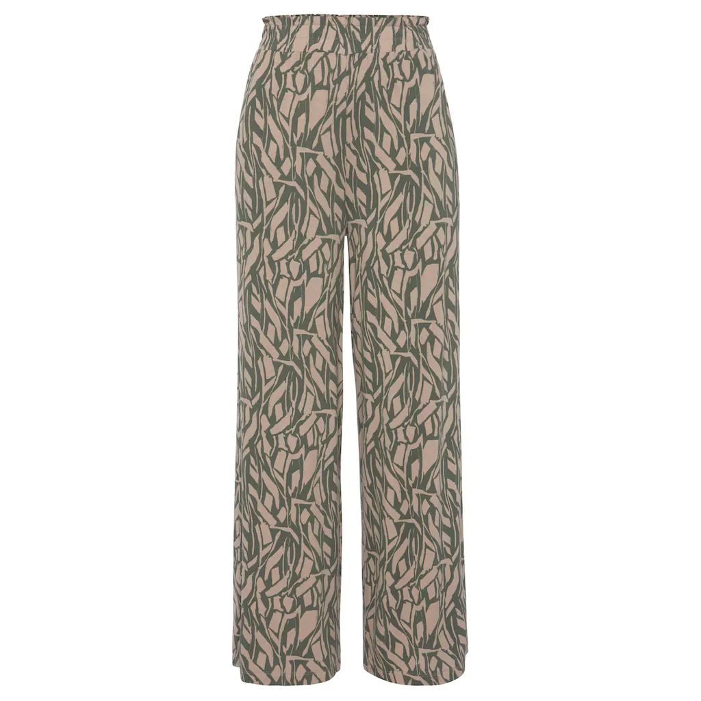 Buffalo Jerseyhose mit Alloverdruck in Paperbag-Optik Wide-Leg Cyber Monday