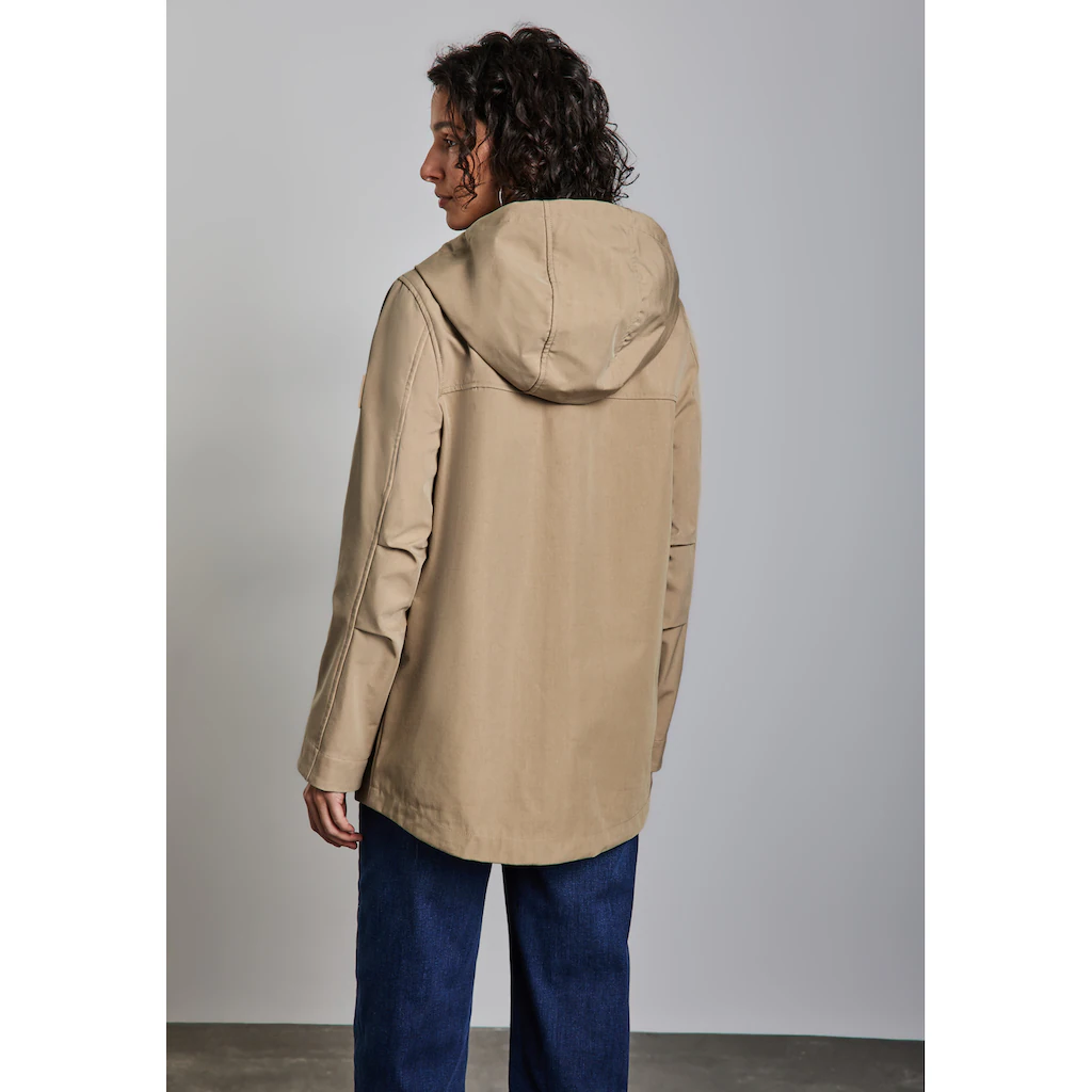 STREET ONE Kurzjacke mit Kapuze mit Kapuze mit Tunnelzugband Top Angebot