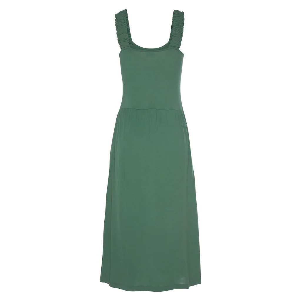 Beachtime Jerseykleid mit Taschen knielanges Sommerkleid Strandkleid Basic Exklusive Angebote