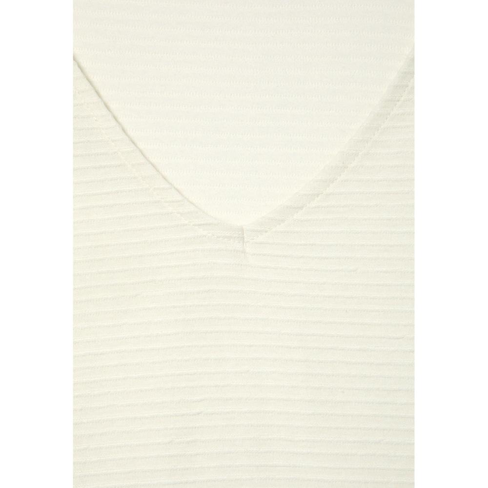 LASCANA Langarmshirt »mit Streifenstruktur« aus weicher Baumwoll-Qualität Räumungsverkauf