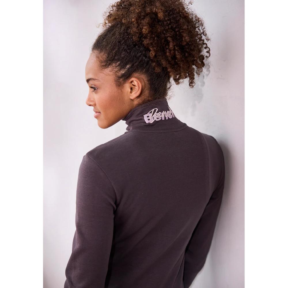 Bench. Loungewear Sweatjacke mit bestickten Stehkragen Loungeanzug Riesige Ersparnisse