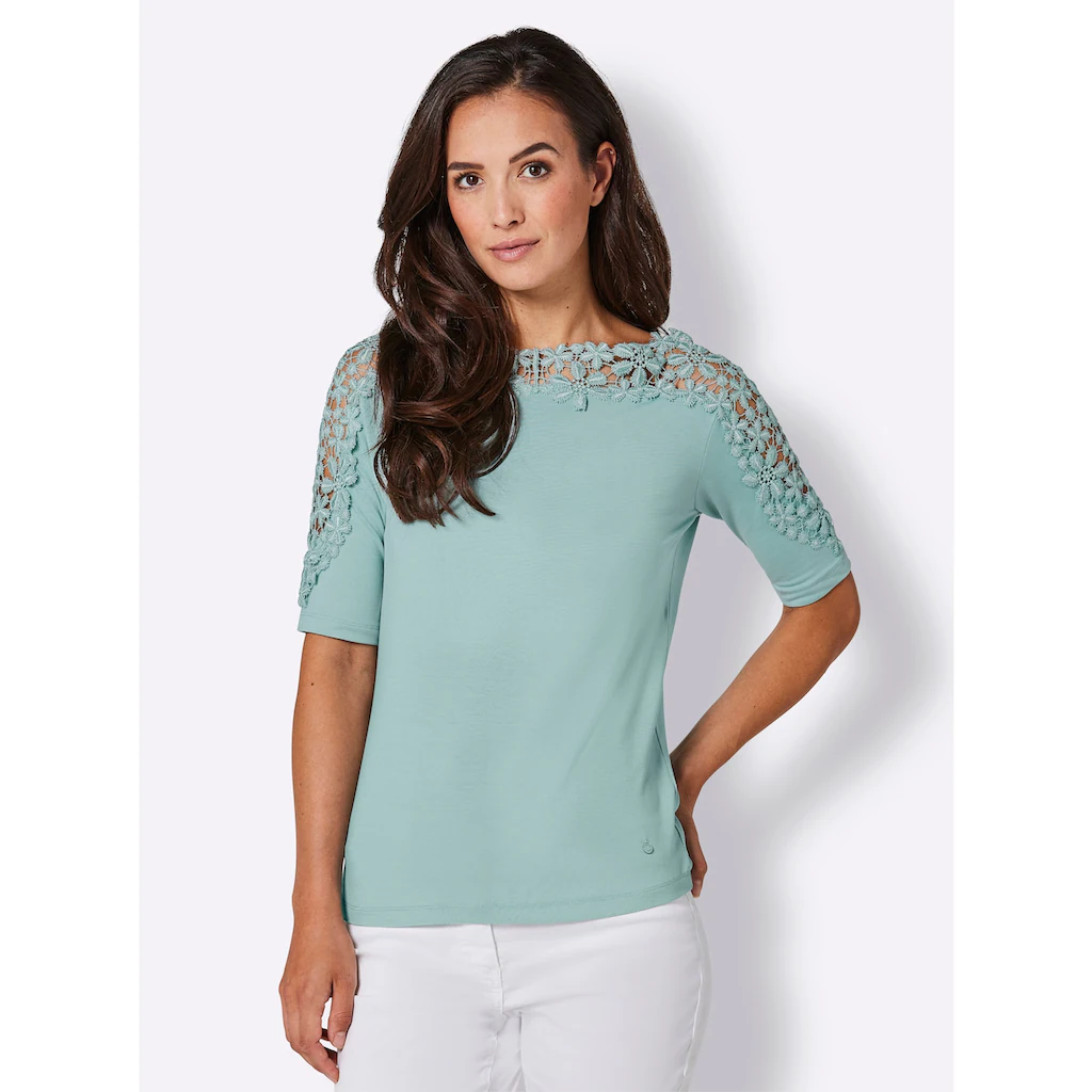 CREATION L PREMIUM 3/4-Arm-Shirt »Lyocell-Shirt« (1 tlg.) Im Verkauf