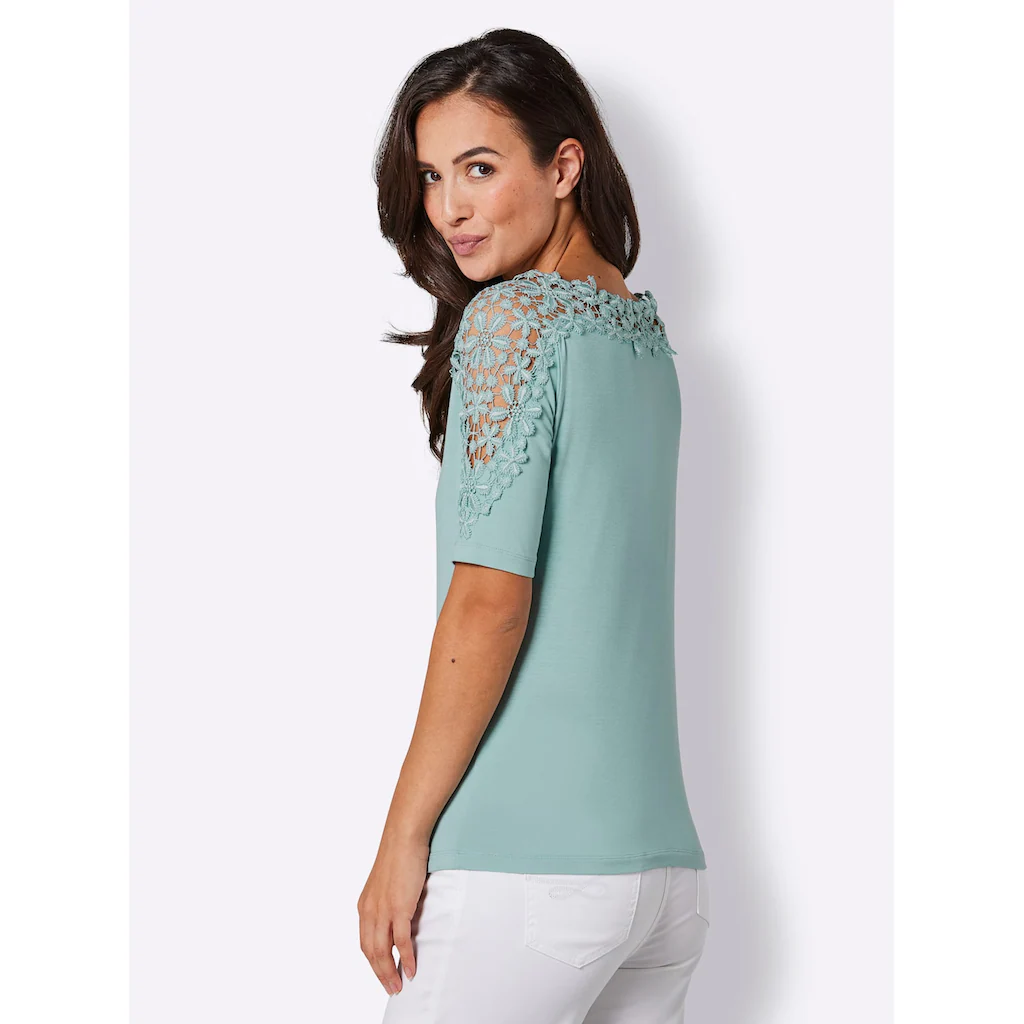 CREATION L PREMIUM 3/4-Arm-Shirt »Lyocell-Shirt« (1 tlg.) Im Verkauf