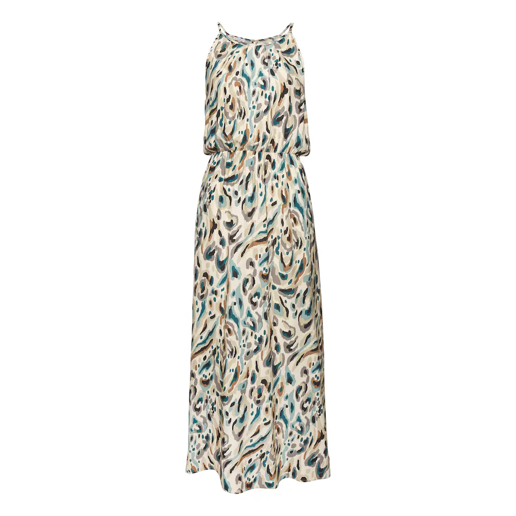 LASCANA Maxikleid aus gewebter Viskose leichtes Sommerkleid mit Alloverdruck Schlussverkauf