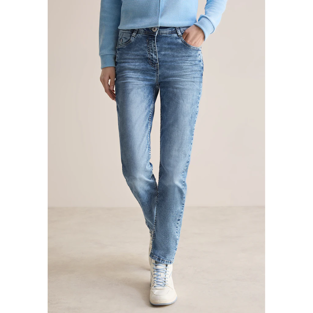 Cecil Straight-Jeans High Waist Fabrikverkauf