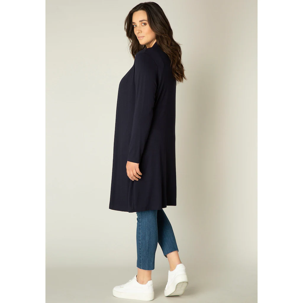 Base Level Curvy Longstrickjacke »Ayla Long« Figurumspielende weiche Strickqualität Preisnachlass