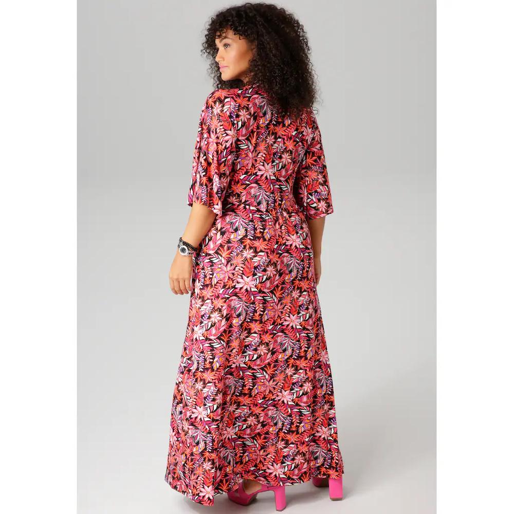 Aniston PLUS Sommerkleid in trendy Maxilänge - NEUE KOLLEKTION Cyber Monday