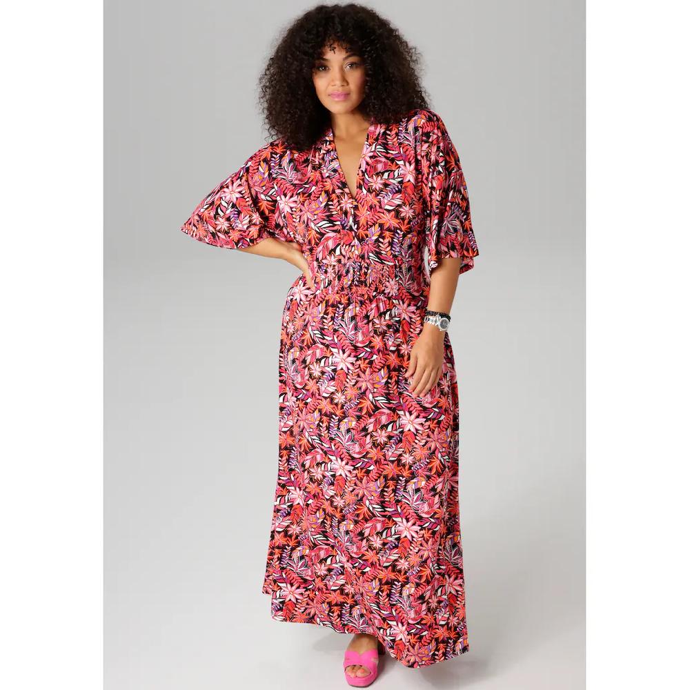 Aniston PLUS Sommerkleid in trendy Maxilänge - NEUE KOLLEKTION Cyber Monday