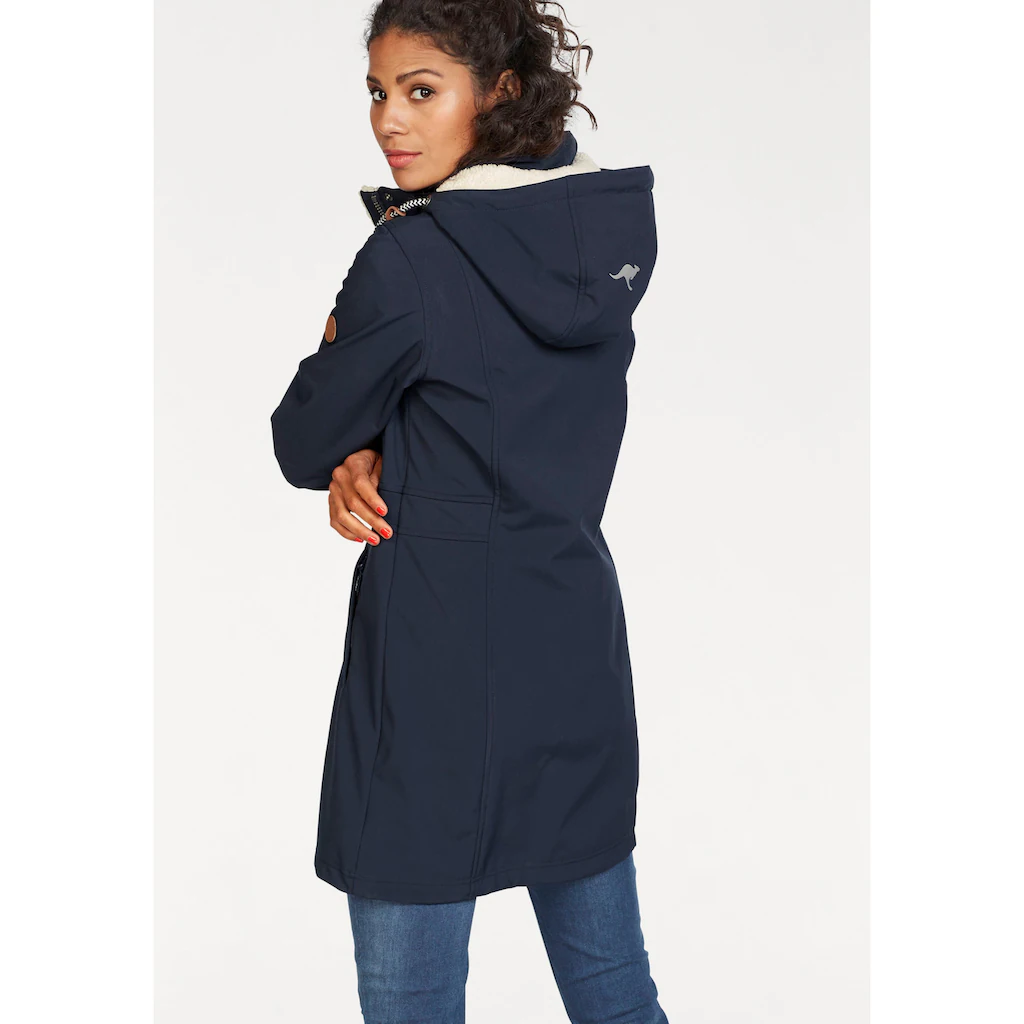 KangaROOS Softshelljacke mit Kapuze figurbetonte Passform normaler Schnitt mit abnehmbarer Kapuze Neuheiten