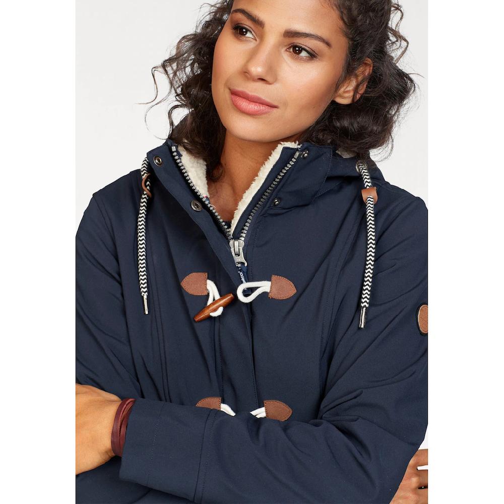KangaROOS Softshelljacke mit Kapuze figurbetonte Passform normaler Schnitt mit abnehmbarer Kapuze Neuheiten