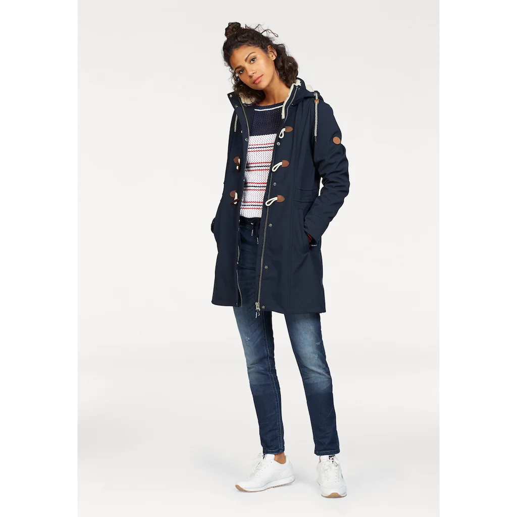 KangaROOS Softshelljacke mit Kapuze figurbetonte Passform normaler Schnitt mit abnehmbarer Kapuze Neuheiten