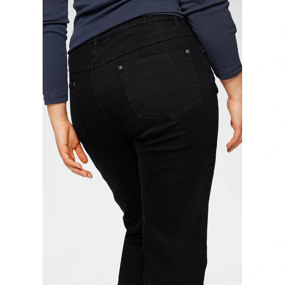 Arizona Straight-Jeans »Curve-Collection« bequeme Passform gerade Beinform hohe Leibhöhe Tiefpreis