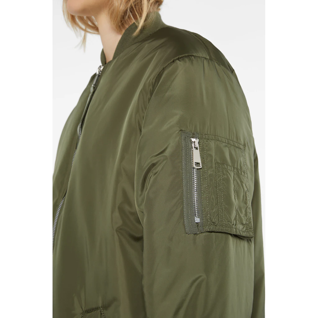 SENSES.THE LABEL Langjacke ohne Kapuze mit Two-Way-Zipper Super Sparpreis