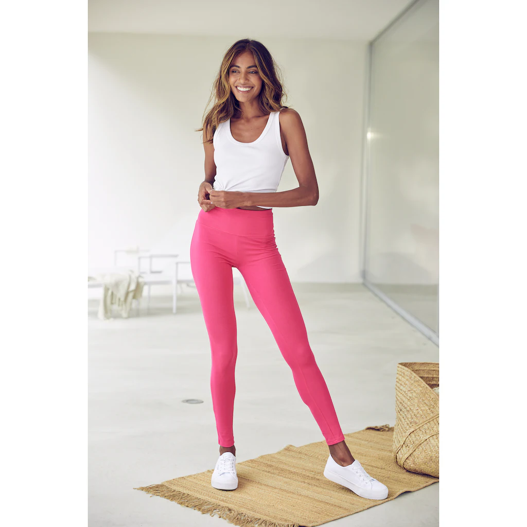 LASCANA Leggings mit breitem Bündchen JETZT KAUFEN