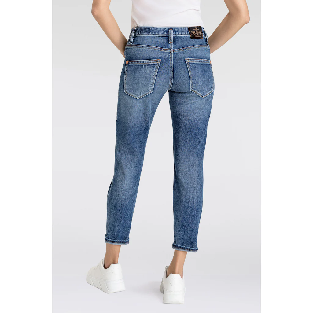 Herrlicher 7/8-Jeans »Shyra Cropped Denim Comfort« mit halb verdeckter Knopfleiste Bis zu 50% Rabatt