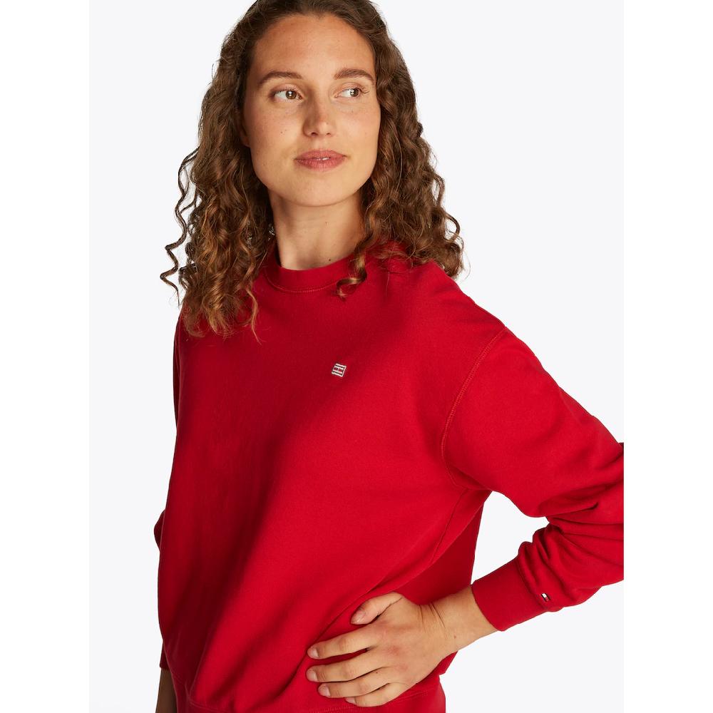 Tommy Hilfiger Sweatshirt »REG CONTRAST FLAG SWEATSHIRT« mit Logo-Flag Vierteljährliche Förderung