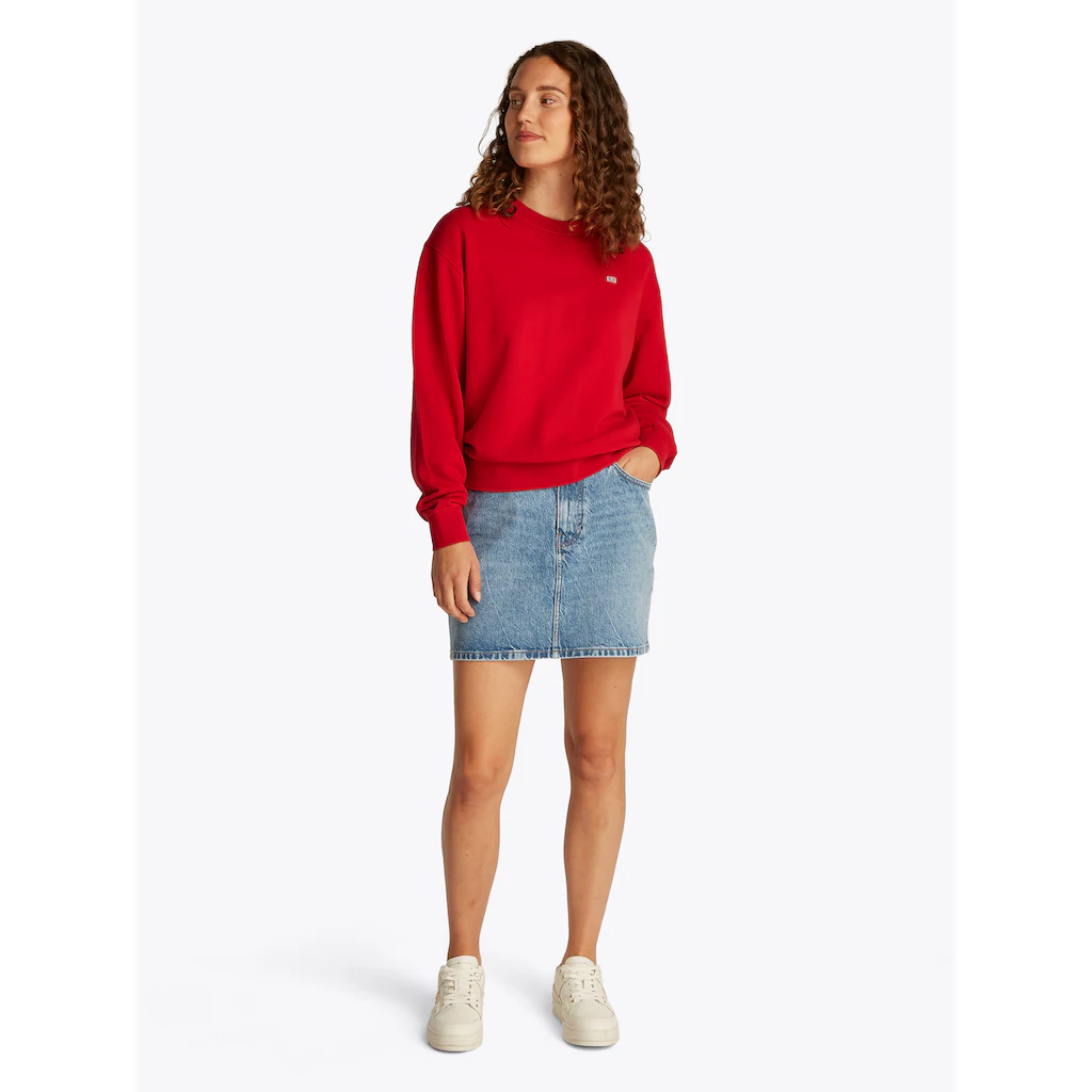 Tommy Hilfiger Sweatshirt »REG CONTRAST FLAG SWEATSHIRT« mit Logo-Flag Vierteljährliche Förderung