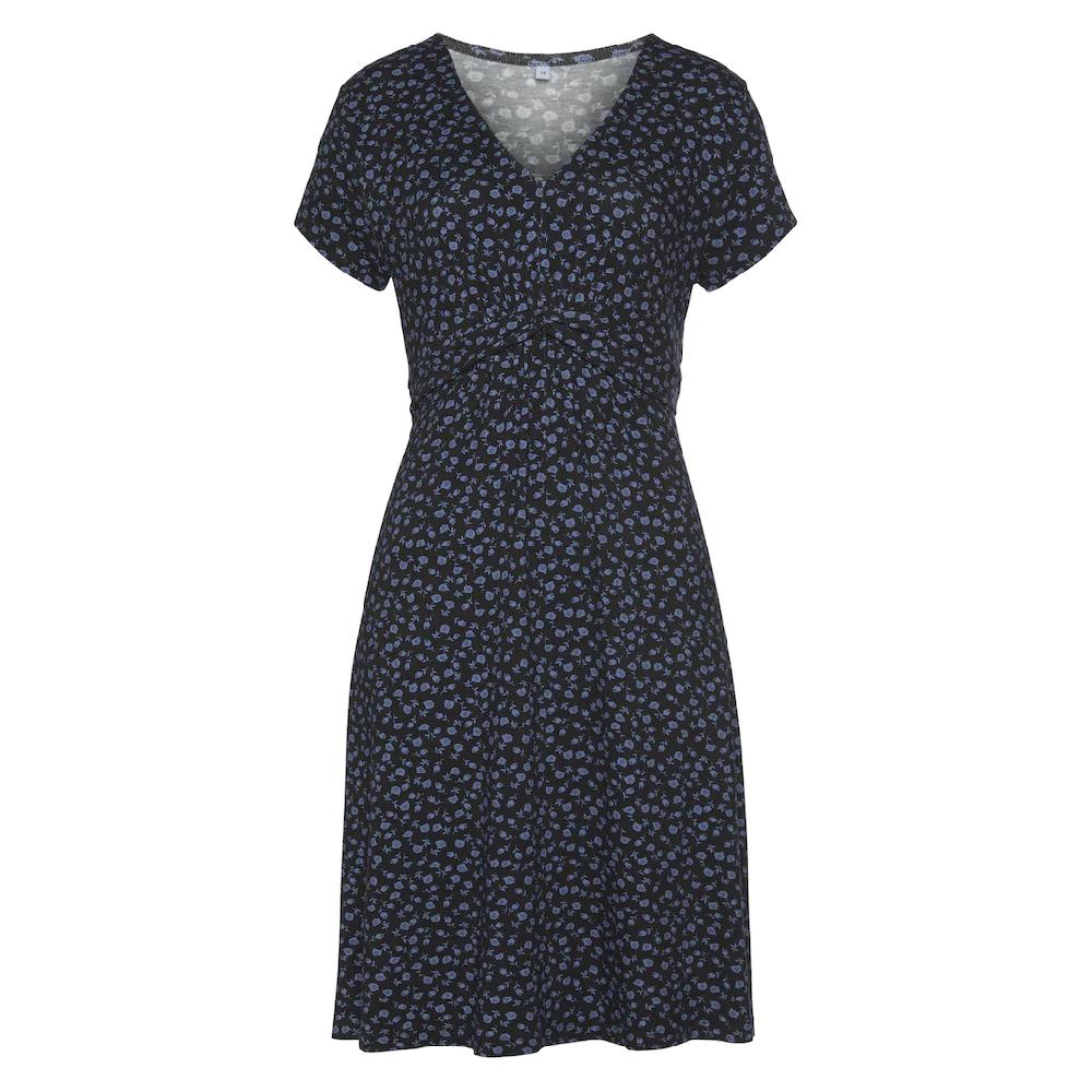 Vivance Jerseykleid mit Blümchenprint und V-Ausschnitt figurschmeichelndes Sommerkleid Bis zu 55% Rabatt