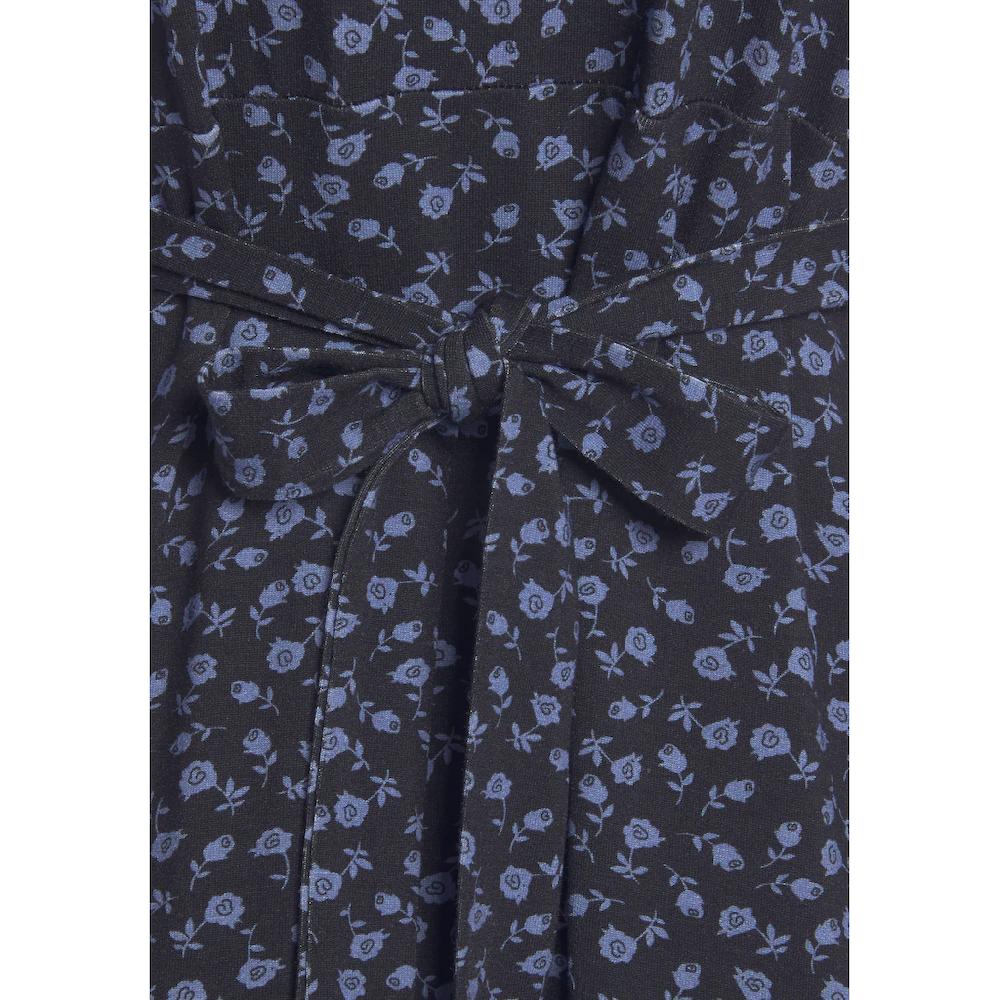 Vivance Jerseykleid mit Blümchenprint und V-Ausschnitt figurschmeichelndes Sommerkleid Bis zu 55% Rabatt