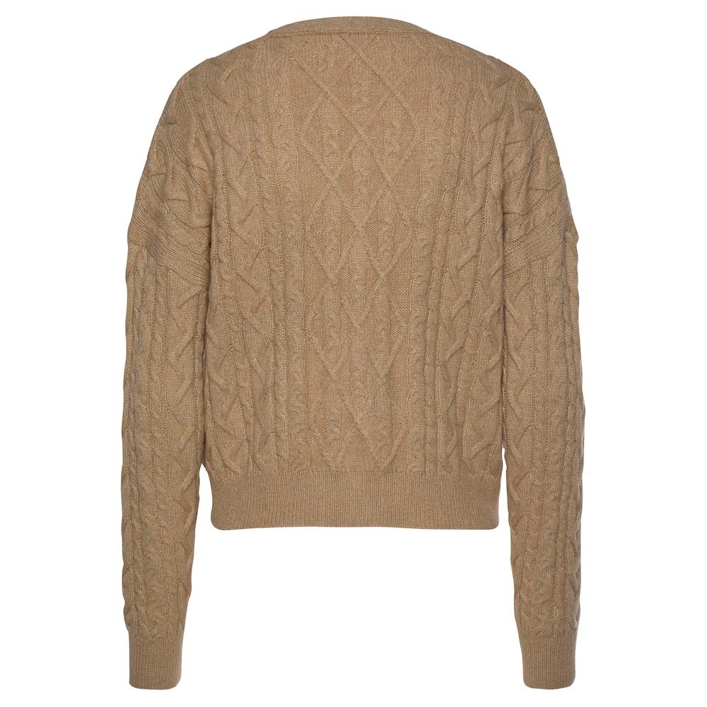 LASCANA Strickjacke mit Zopfmuster kuschelweicher Cardigan lässig Nur noch ein Tag übrig