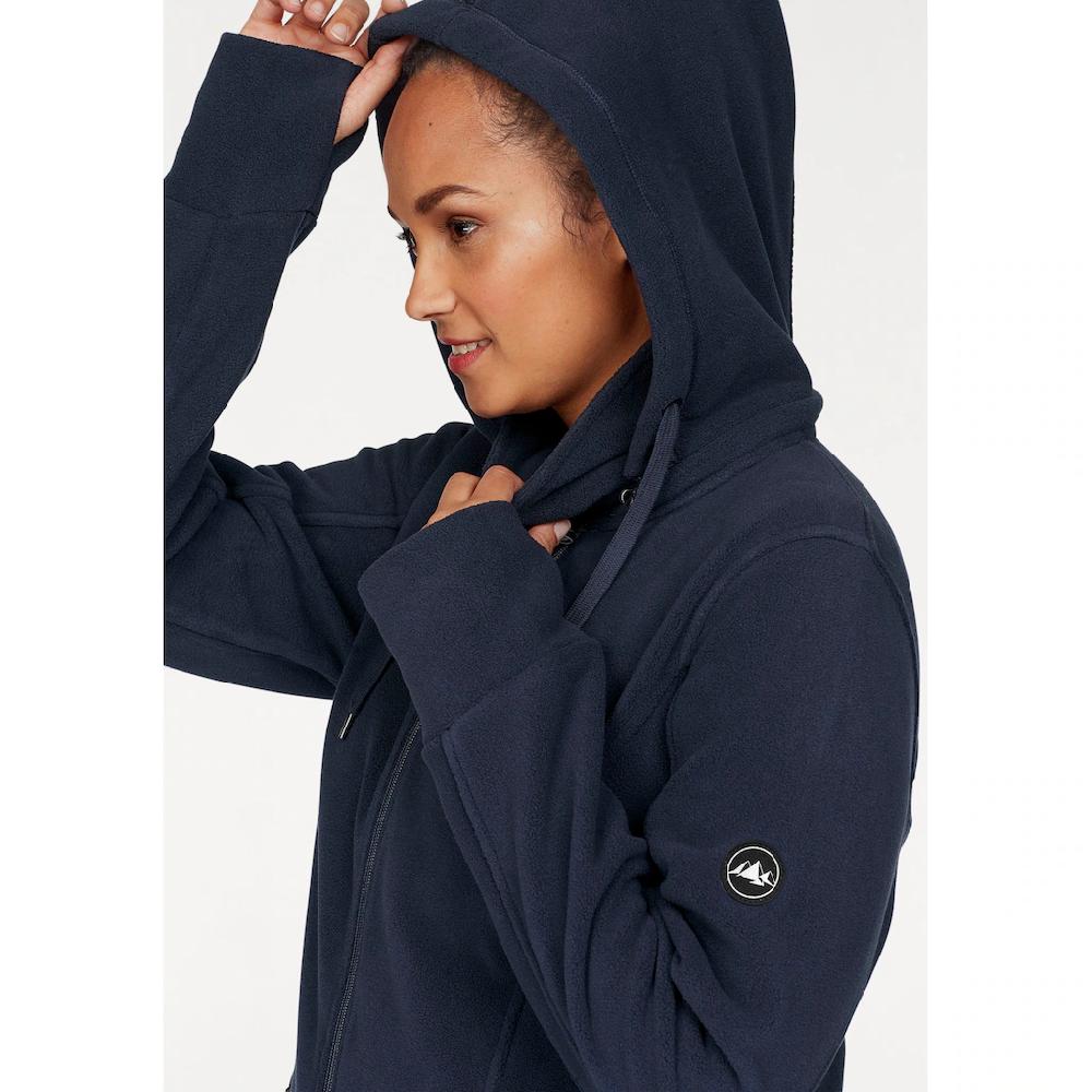 Polarino Fleecejacke mit Kapuze für kalte Tage aus Fleece sportlicher Stil atmungsaktiv Begrenzt auf 3 Tage