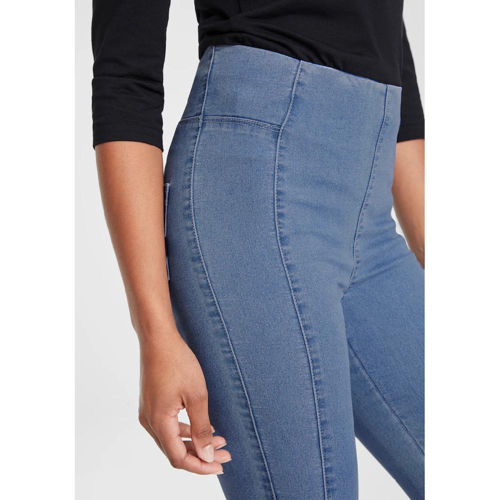 Arizona Jeansjeggings extra-eng geschnittene Beinform hohe Leibhöhe Günstiger Verkauf
