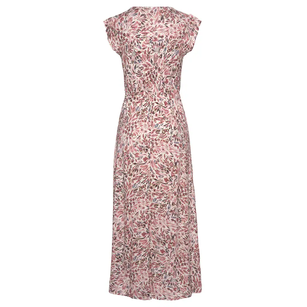Vivance Maxikleid mit floralem Druck und Schlitz Jerseykleid Sommerkleid Strandkleid Fabrikpreis