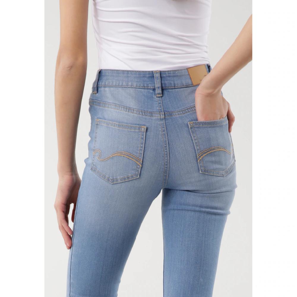 KangaROOS 5-Pocket-Jeans »SUPER SKINNY HIGH RISE« knöchellang mit Used-Optik hohe Leibhöhe Sonderangebot