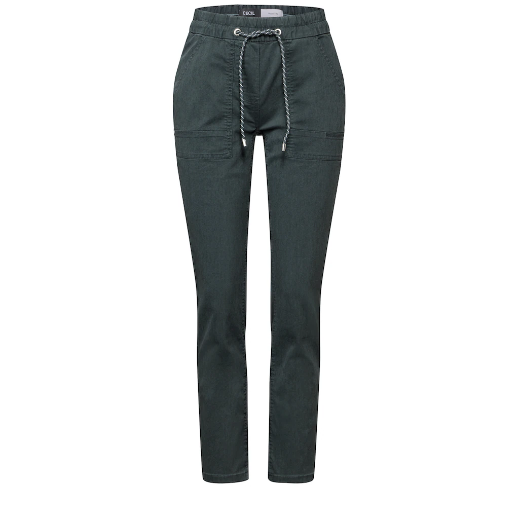 Cecil Stoffhose Middle Waist Preisnachlass
