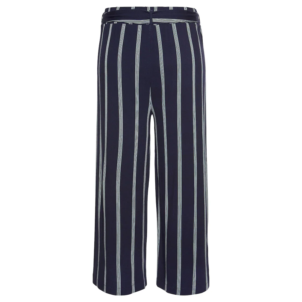 LASCANA Culotte (mit Bindegürtel) in Paperbag-Form luftige Jerseyhose casual Cyber Monday