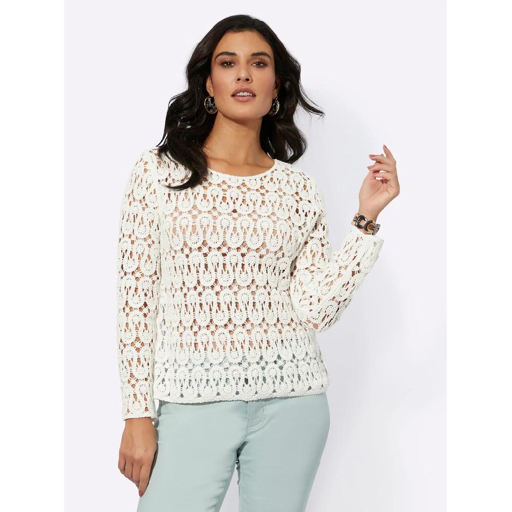 creation L Ajourpullover »Modal-Mix-Pullover« Lagerräumung