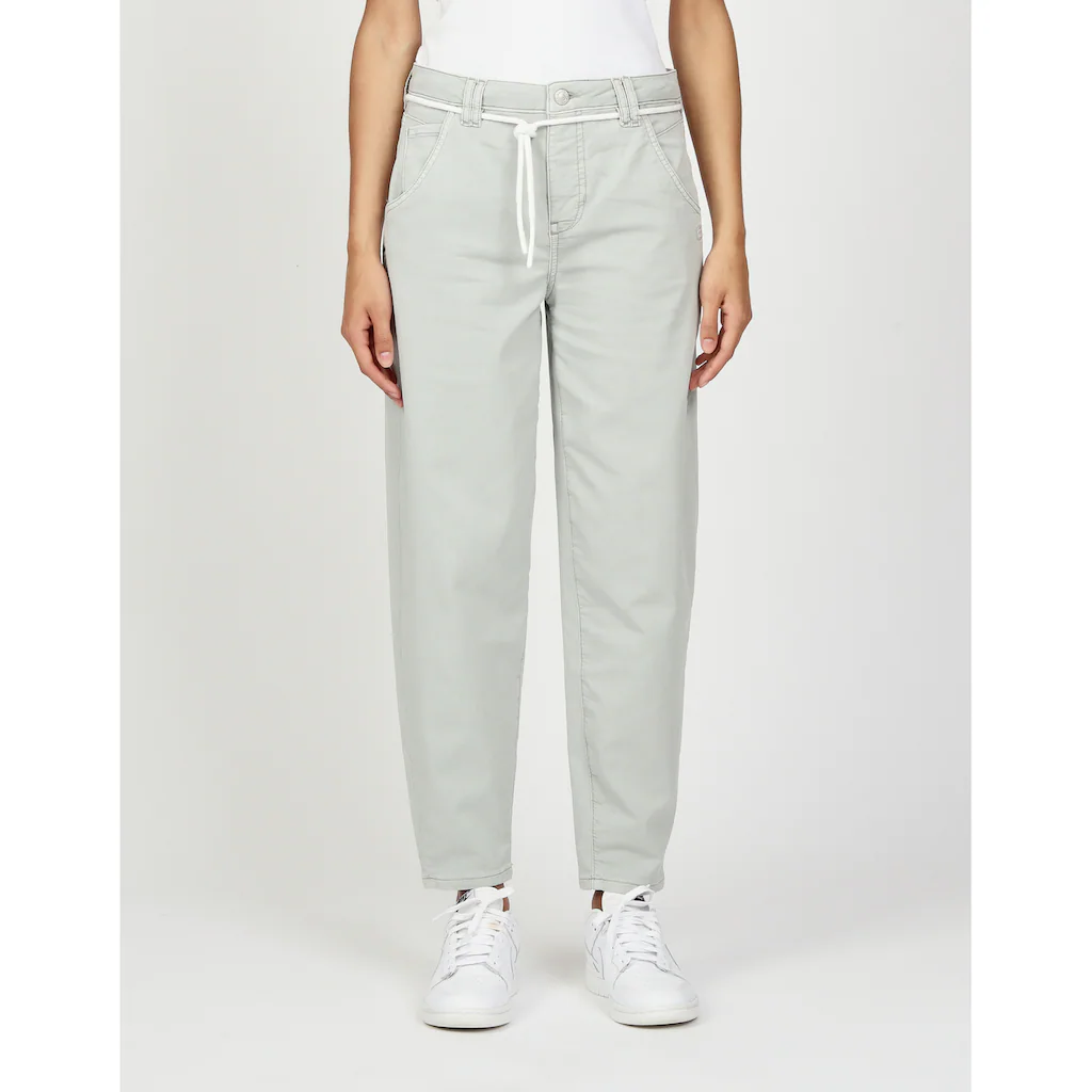 GANG 5-Pocket-Jeans »94VIA JOGGER« mit Kordel-Gürtel und O-Shape Räumungsverkauf