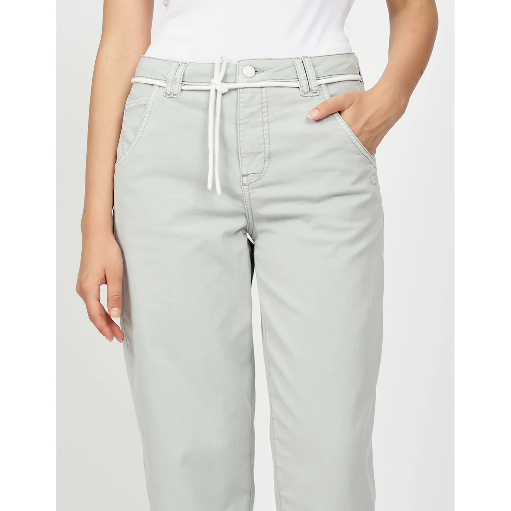 GANG 5-Pocket-Jeans »94VIA JOGGER« mit Kordel-Gürtel und O-Shape Räumungsverkauf