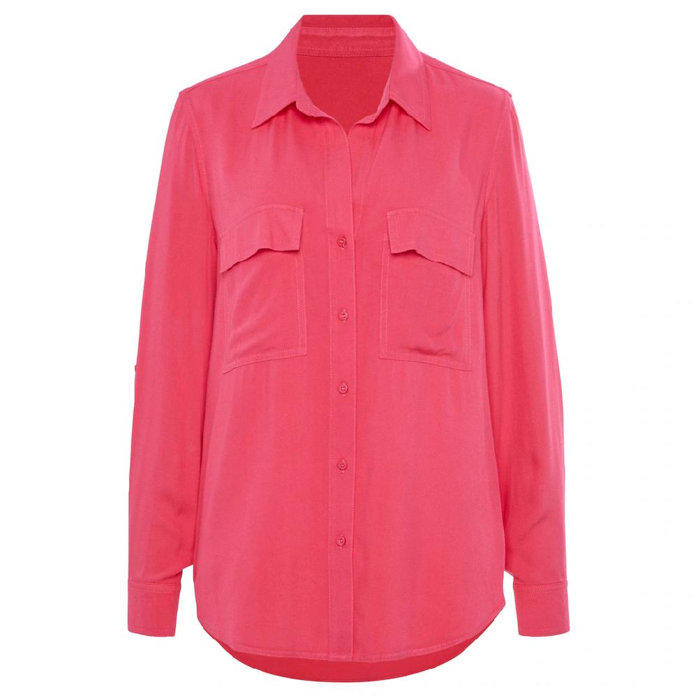Vivance Hemdbluse aus softer Lyocellqualität luftige Damenbluse casual-chic Tägliche Deals