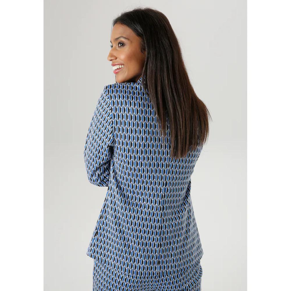 Aniston SELECTED Kurzblazer mit grafischem Allover-Muster Sonderangebot der Fabrik