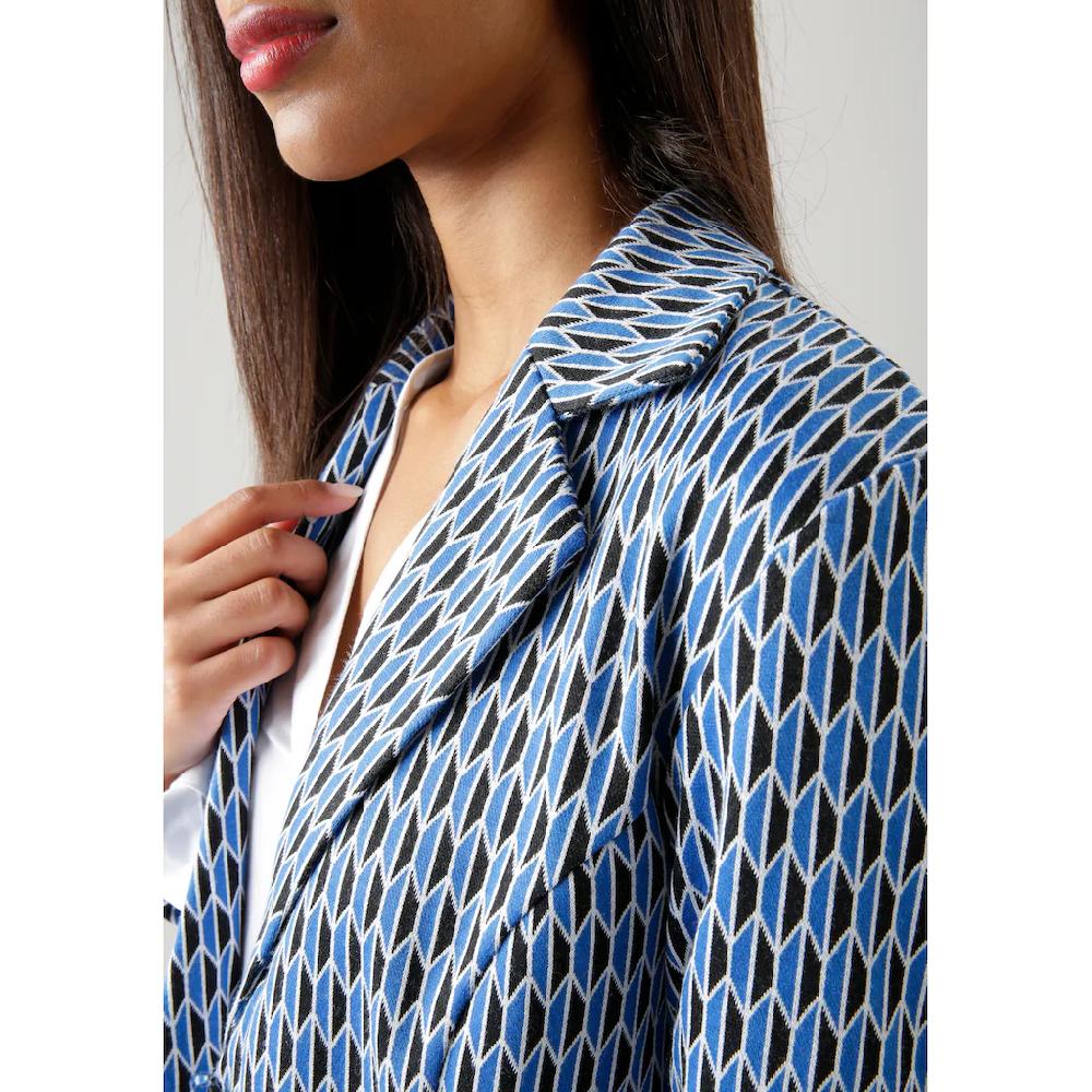 Aniston SELECTED Kurzblazer mit grafischem Allover-Muster Sonderangebot der Fabrik