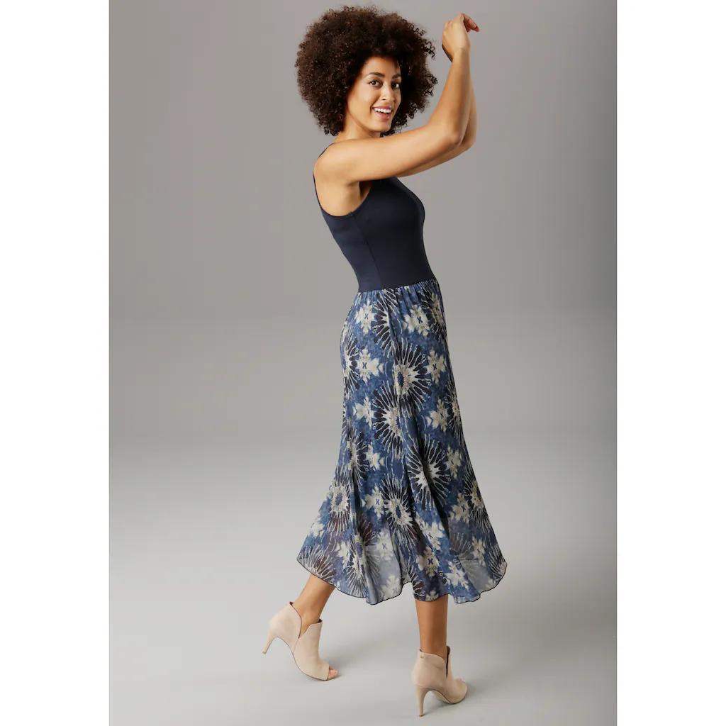 Aniston SELECTED Sommerkleid mit Batik-Druck Vierteljährliche Förderung