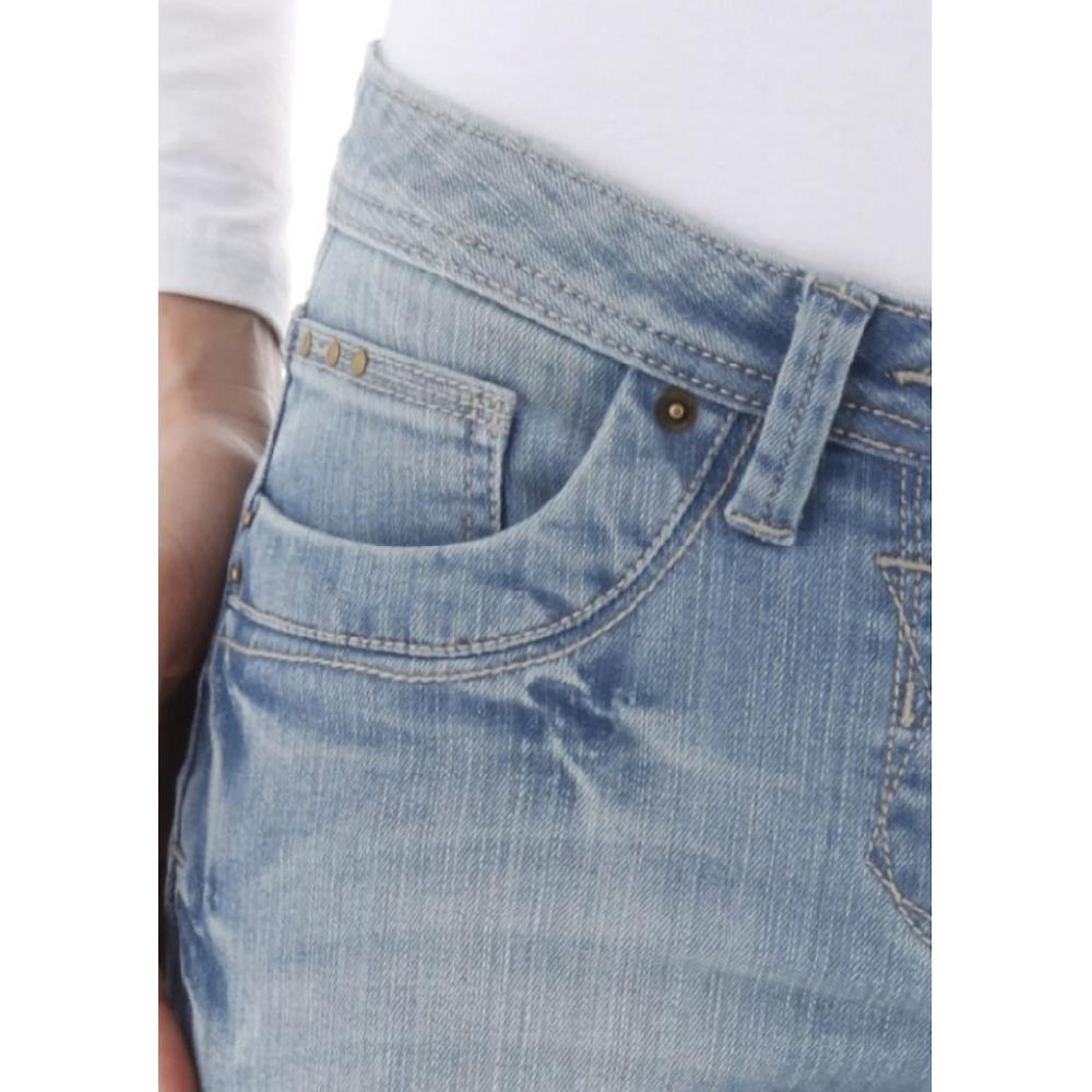 Aniston CASUAL Caprijeans in Used-Waschung Im Verkauf
