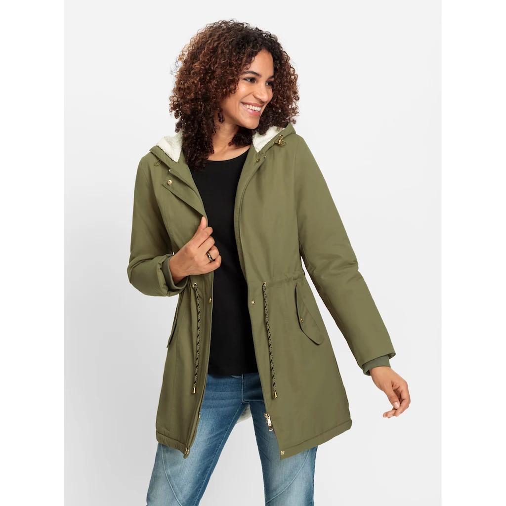 Inspirationen Langjacke mit Kapuze Blitzverkäufe