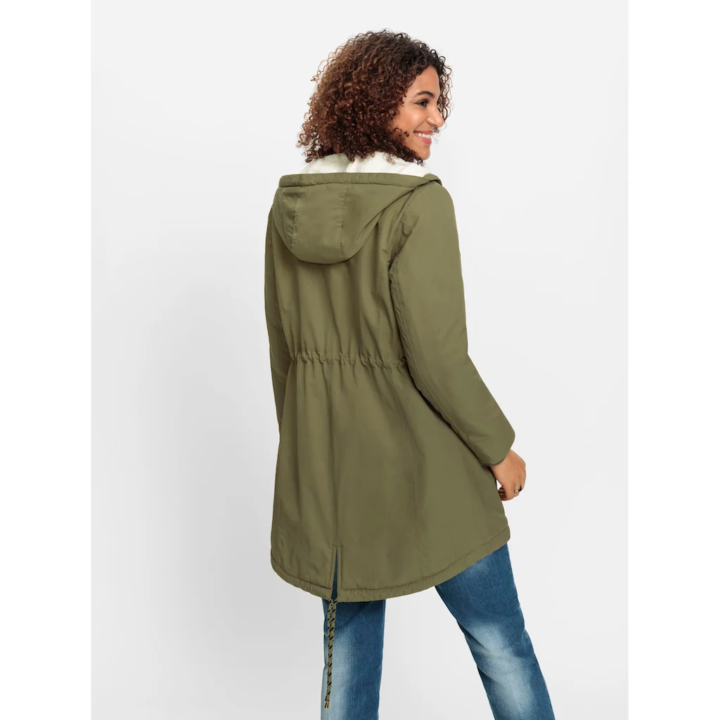 Inspirationen Langjacke mit Kapuze Blitzverkäufe