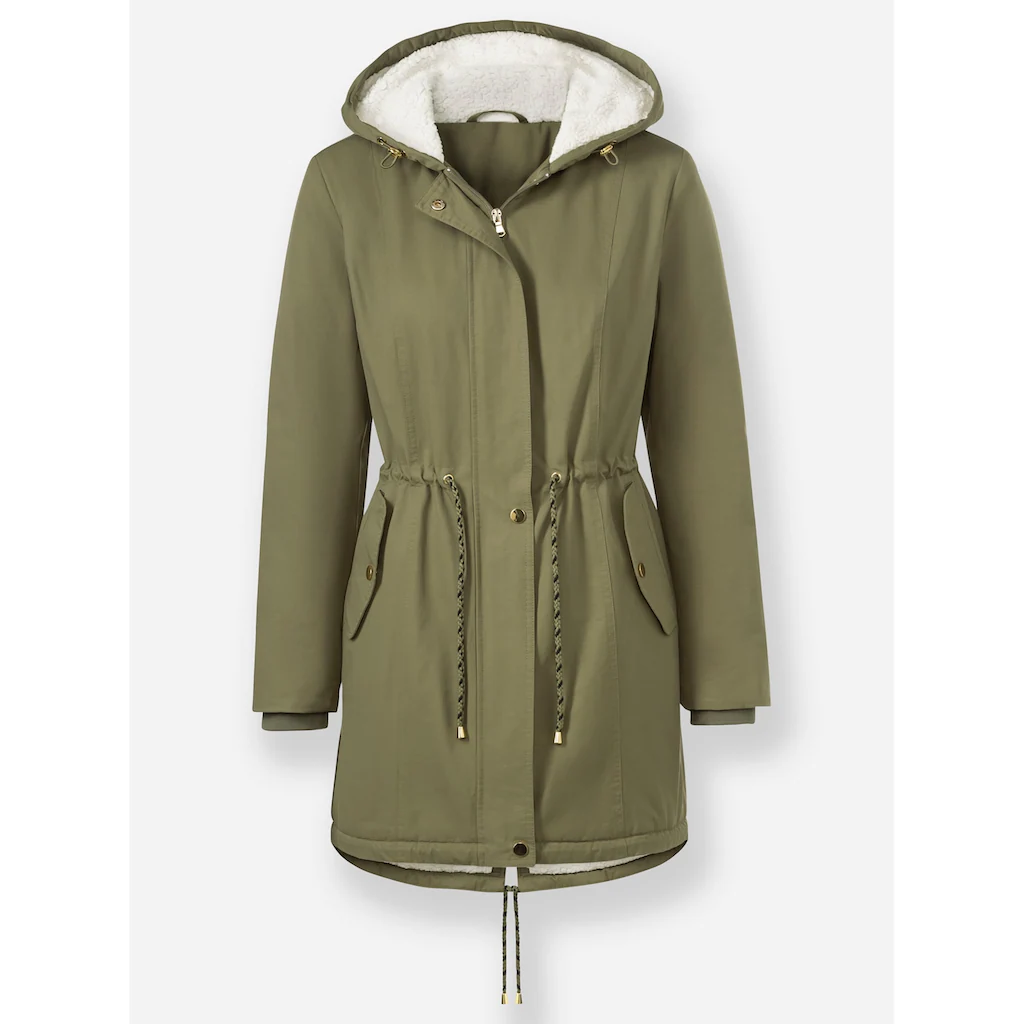 Inspirationen Langjacke mit Kapuze Blitzverkäufe