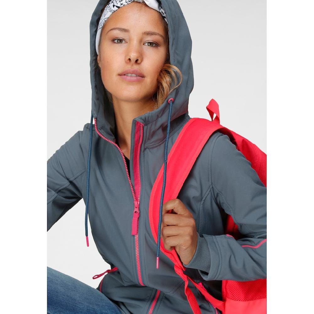 Ocean Sportswear Softshelljacke »aus recyceltem Polyester« mit Kapuze atmungsaktiv wasserabweisend windabweisend Rabatt