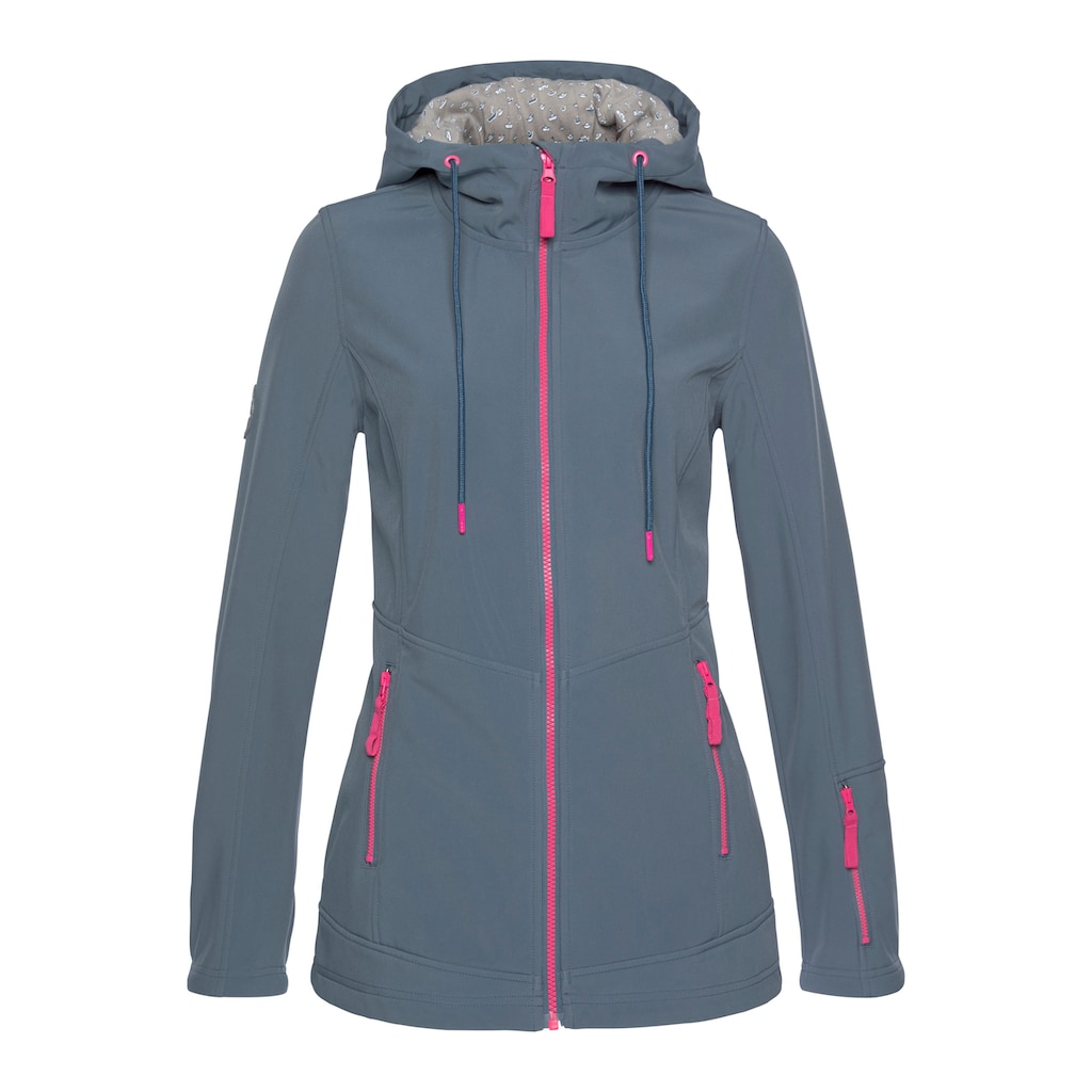Ocean Sportswear Softshelljacke »aus recyceltem Polyester« mit Kapuze atmungsaktiv wasserabweisend windabweisend Rabatt