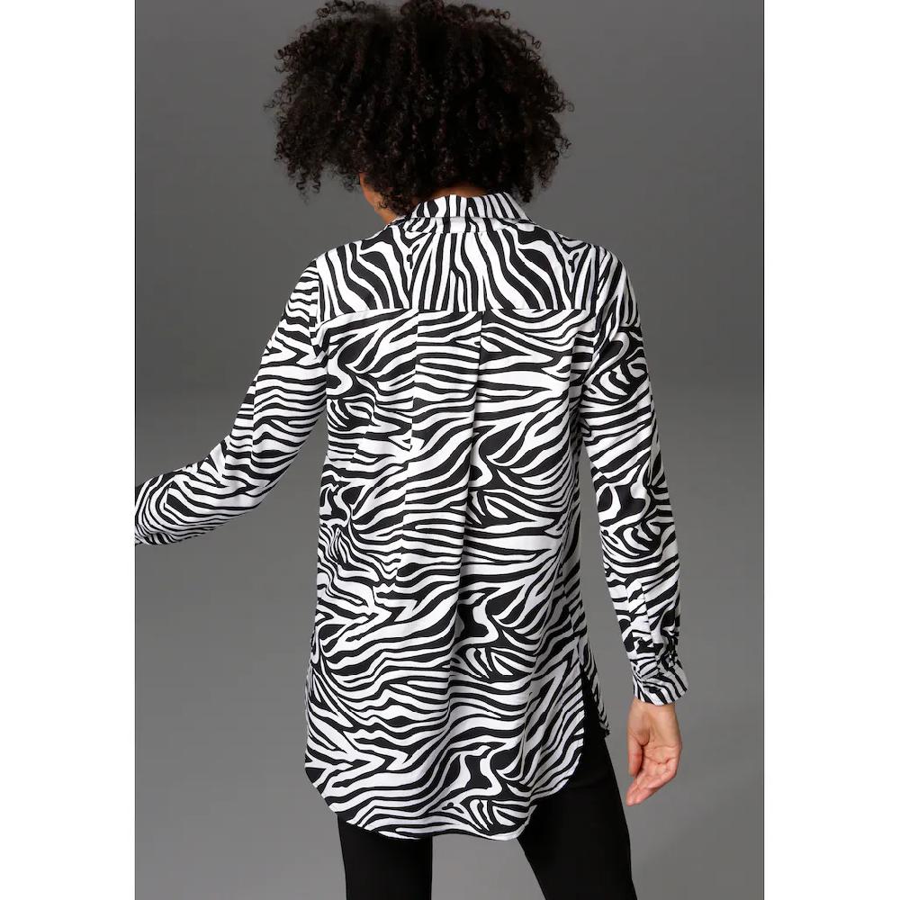 Aniston CASUAL Longbluse im Zebra-Steifen-Look Günstig kaufen