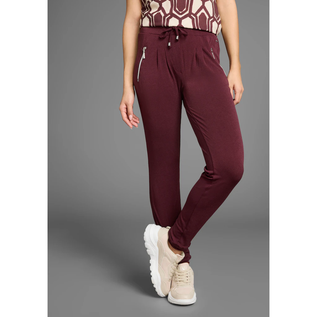 Laura Scott Jogger Pants mit Reißverschlusstaschen Flash Sale