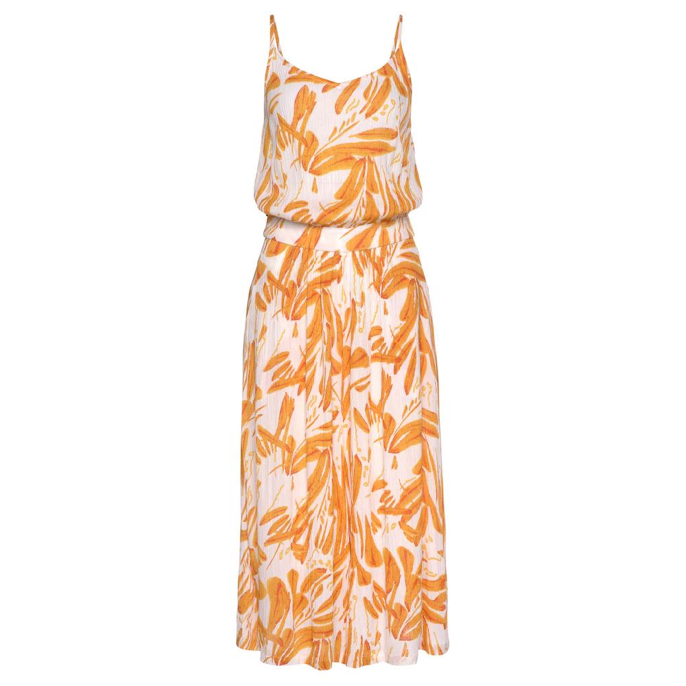s.Oliver Culotte-Overall mit Alloverdruck sommerlicher Jumpsuit mit extraweitem Bein Begrenztes Angebot