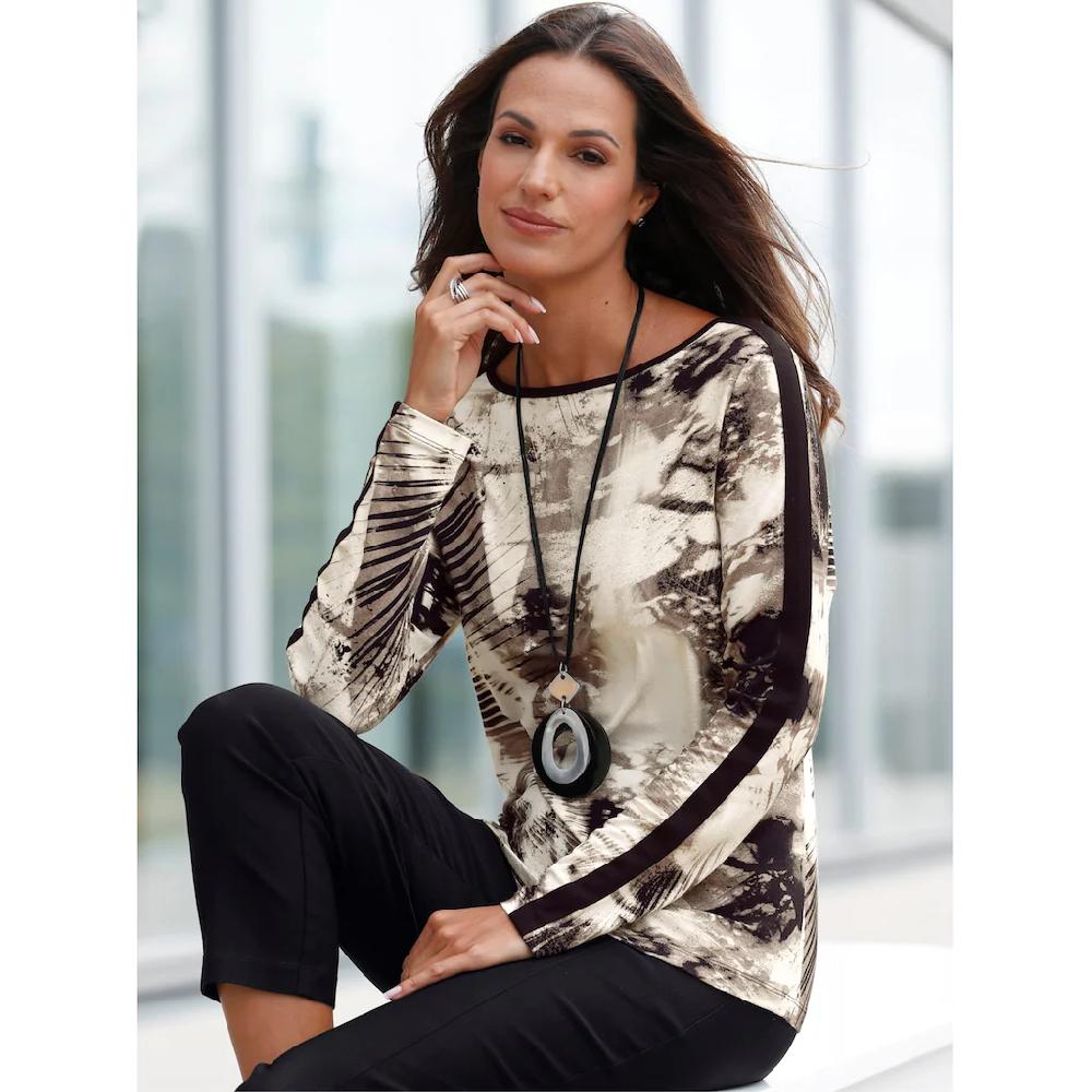 Inspirationen Print-Shirt »Shirt« (1 tlg.) Black Friday