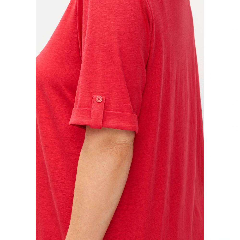 Sheego Longshirt »Große Größen« mit geschlitztem Ausschnitt Online Outlet