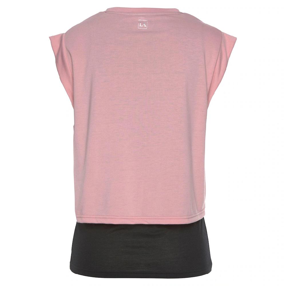 LASCANA ACTIVE 2-in-1-Shirt »Tropical« in Lagenoptik Große Rabatte