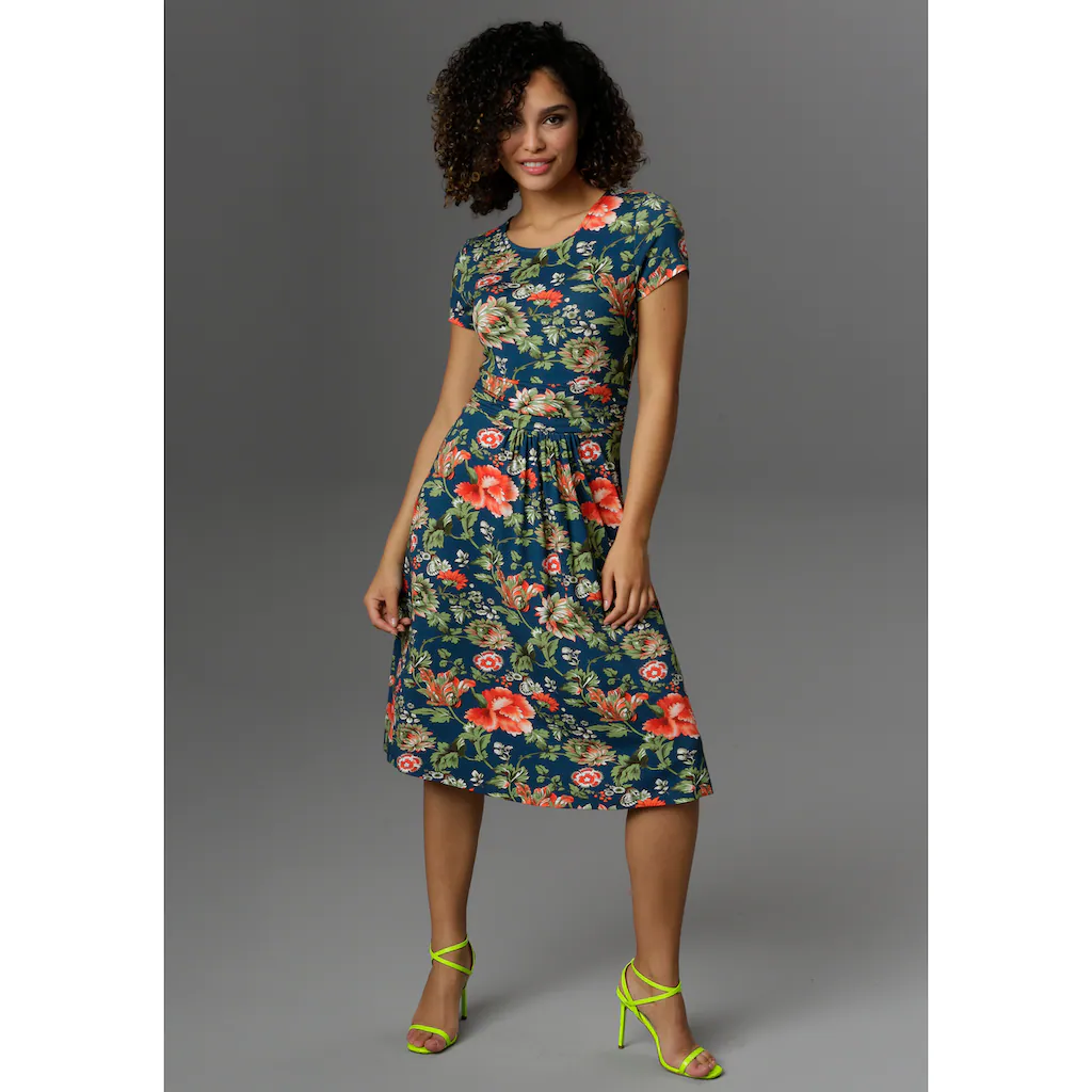 Aniston CASUAL Sommerkleid mit farbenfrohem Blumendruck Neuheiten